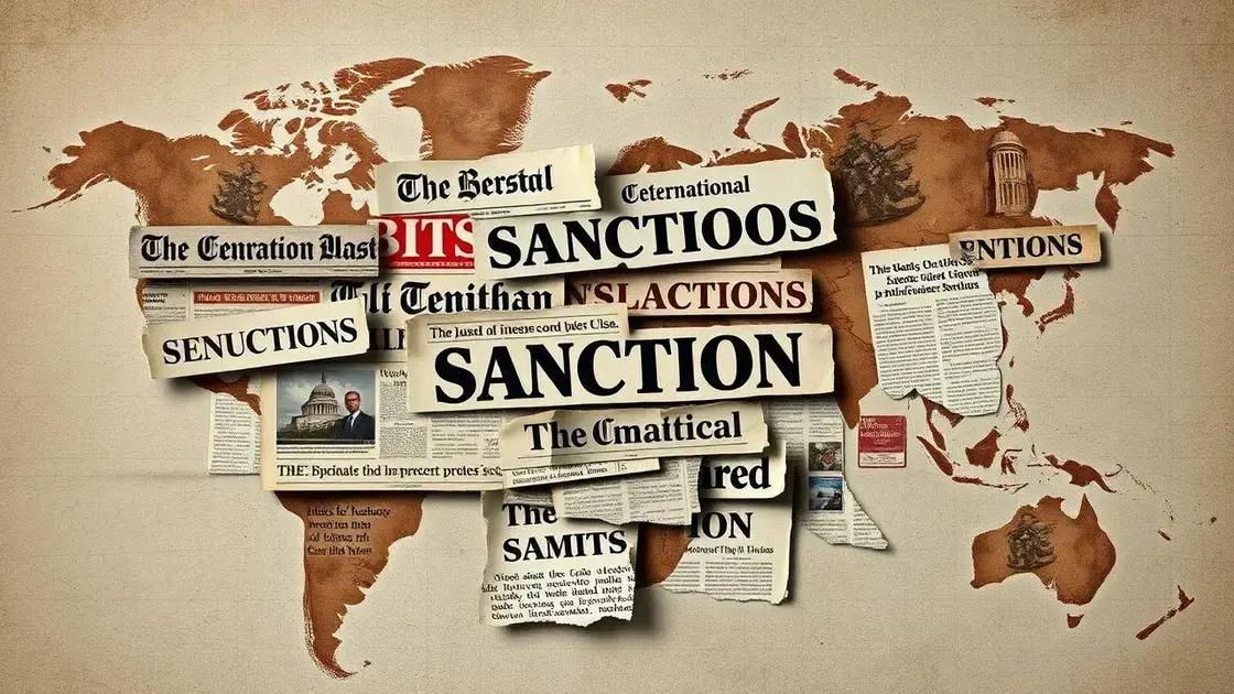 Estudos de caso de sanções anteriores