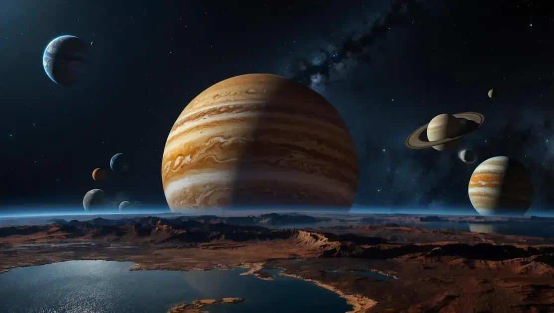 Flutuabilidade e a ciência por trás dos planetas gasosos.