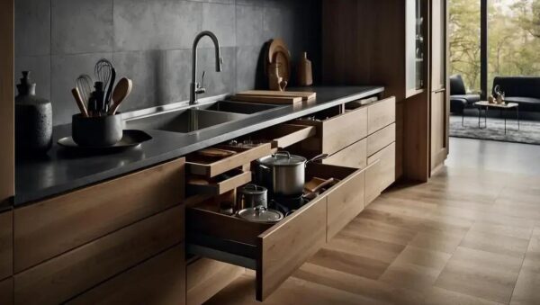 Gaveta para guardar vassouras: como otimizar espaço na lavanderia