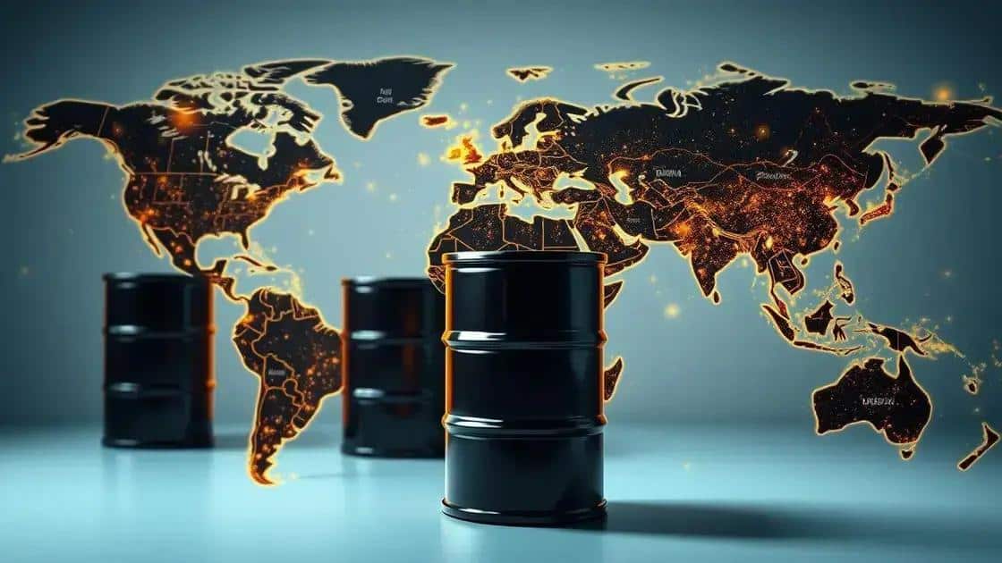 Impactos no mercado global de petróleo