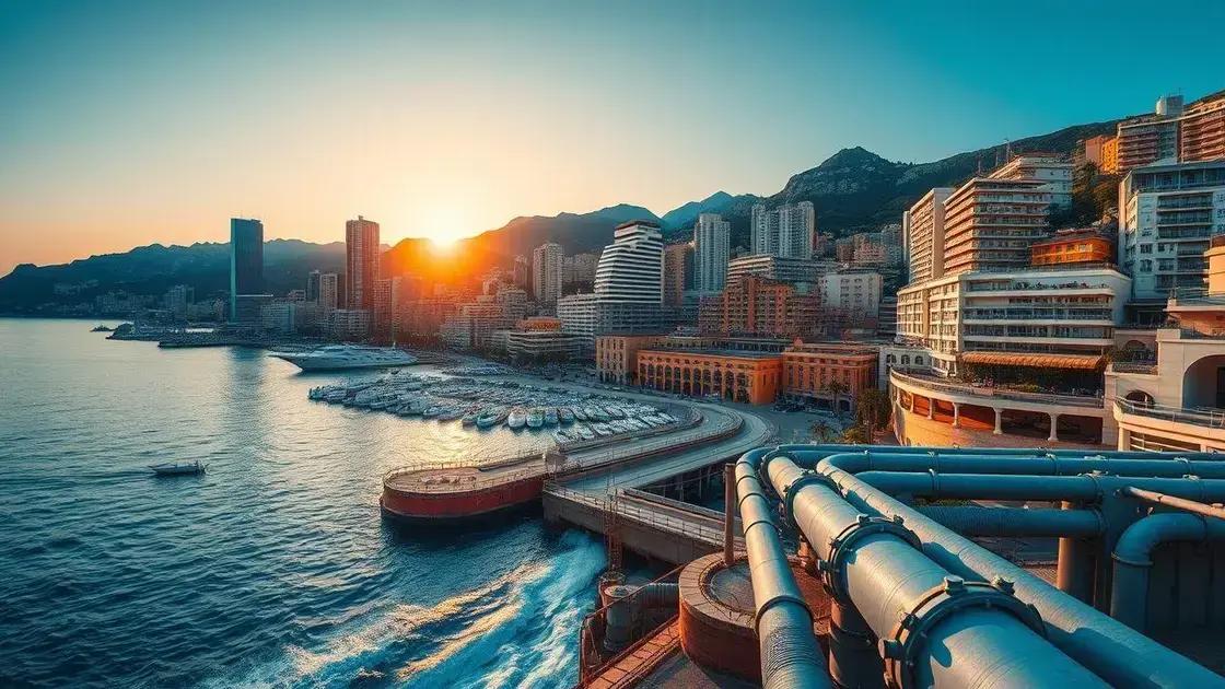 Mônaco: Urbanização e recursos hídricos