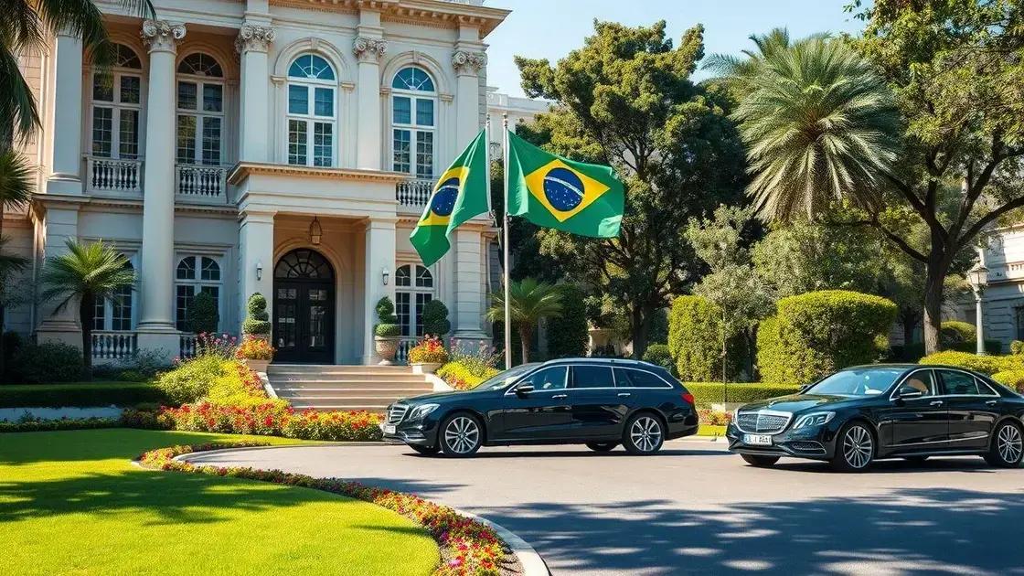 Mudança de planos: residência oficial em vez de hotel