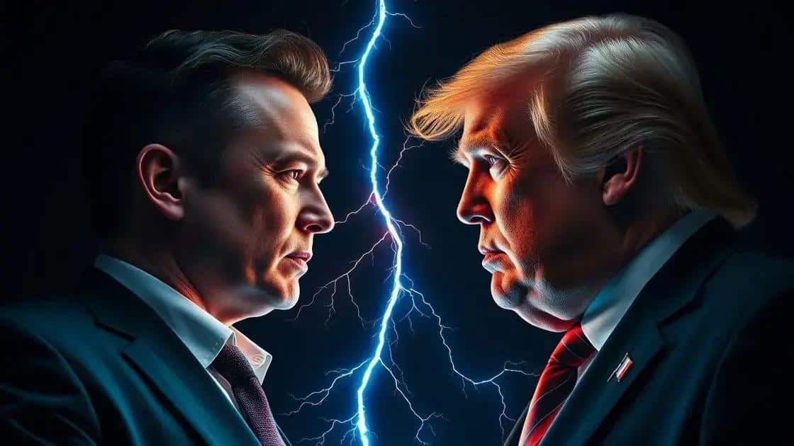 Musk e Trump renovam rivalidade pública Musk e Trump renovam rivalidade pública