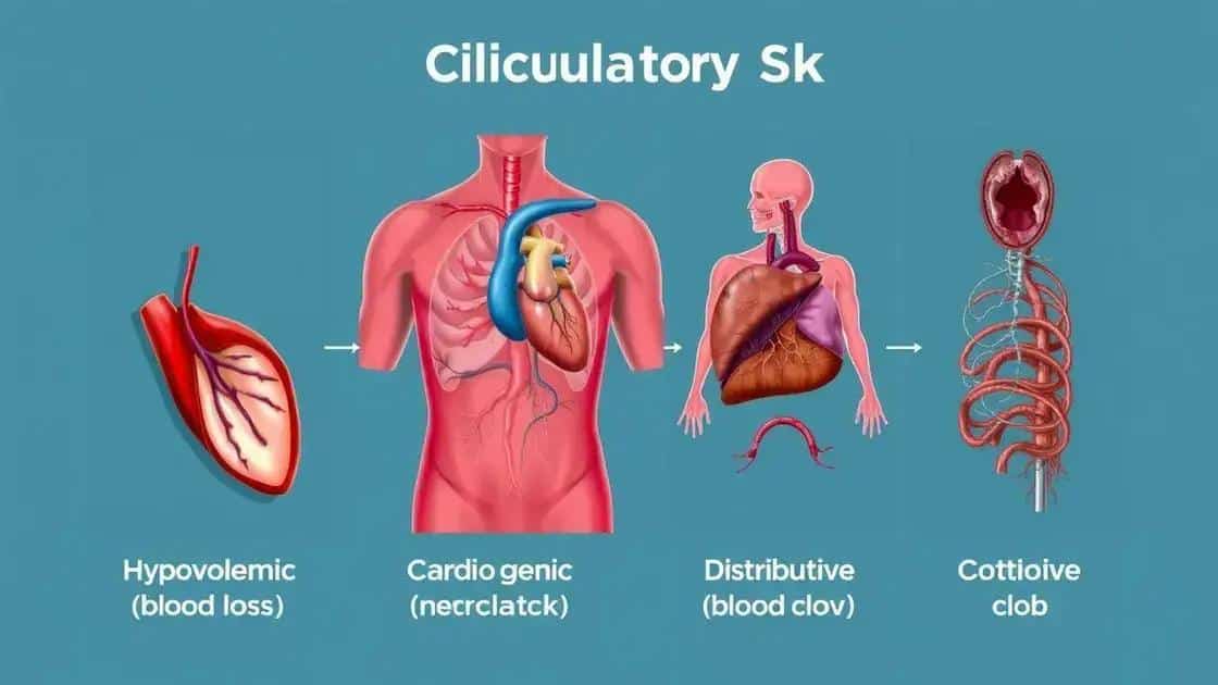 Os 4 tipos de choque circulatório e suas causas