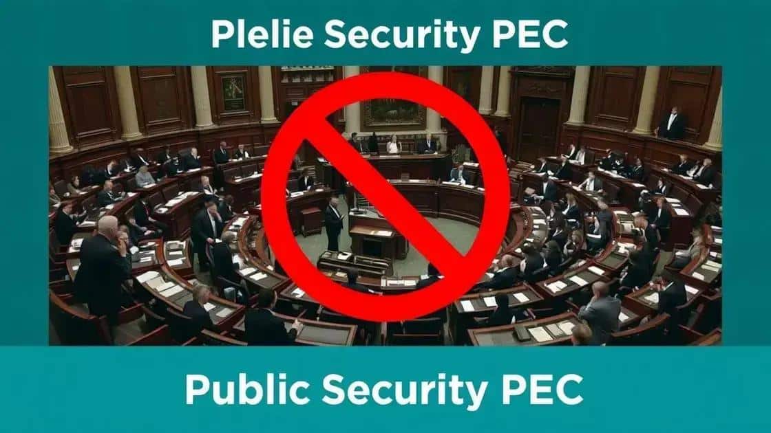 PEC da Segurança Pública é aprovada na CCJ e segue para Comissão Especial