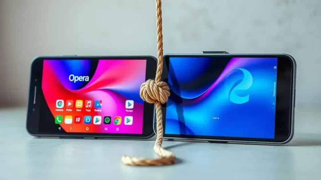 Posição da Opera na competição com Edge