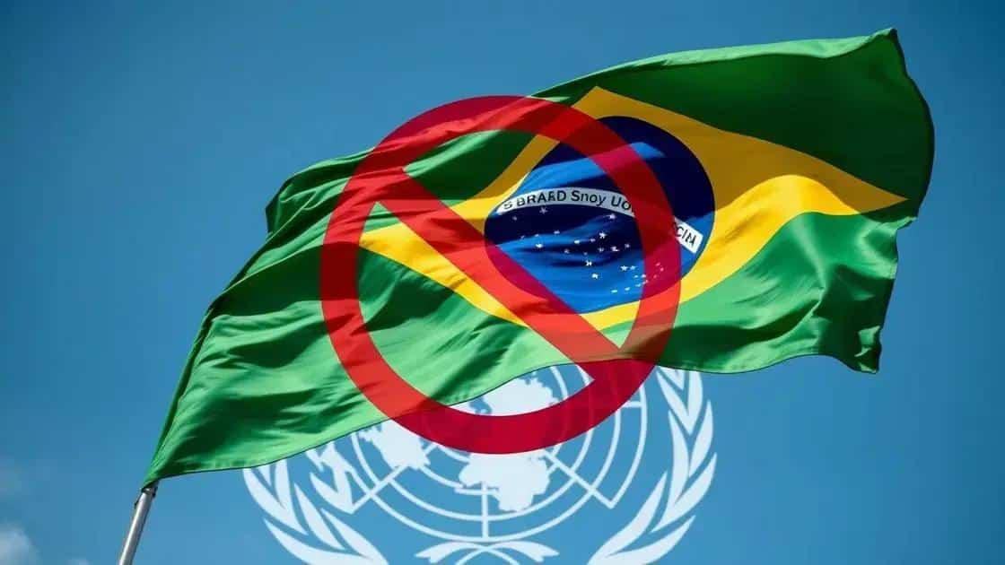 Protagonismo do Brasil frente às sanções Protagonismo do Brasil frente às sanções