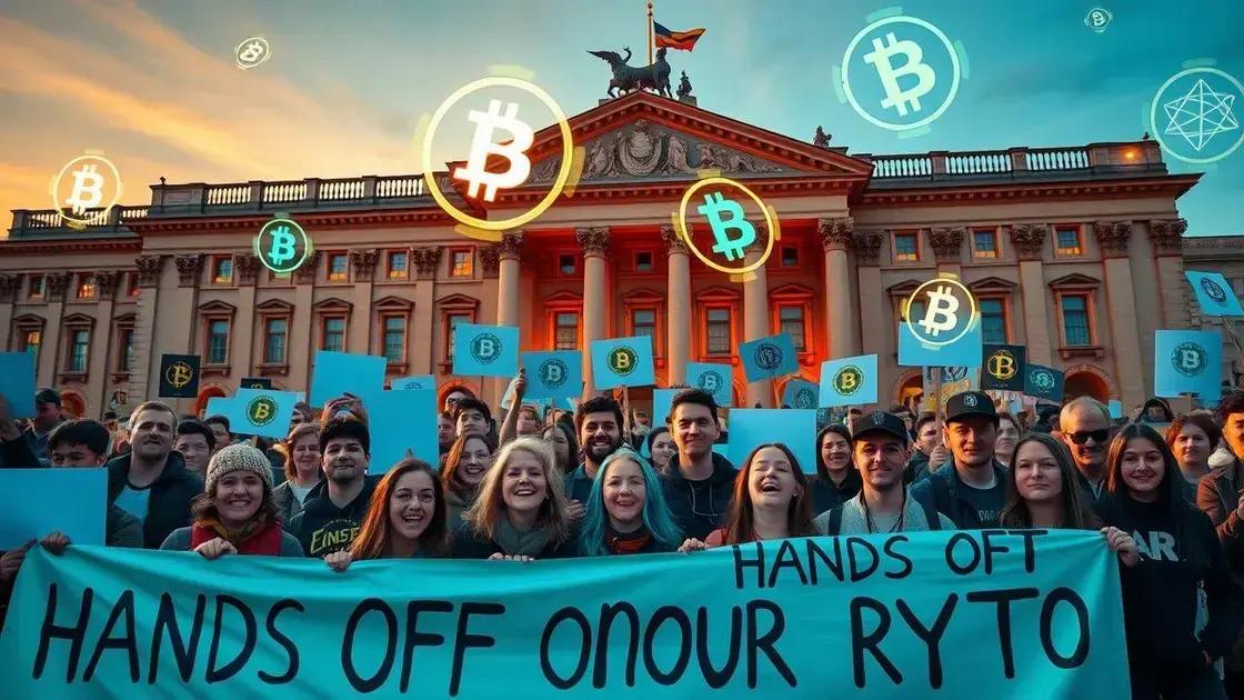 Reação da comunidade cripto