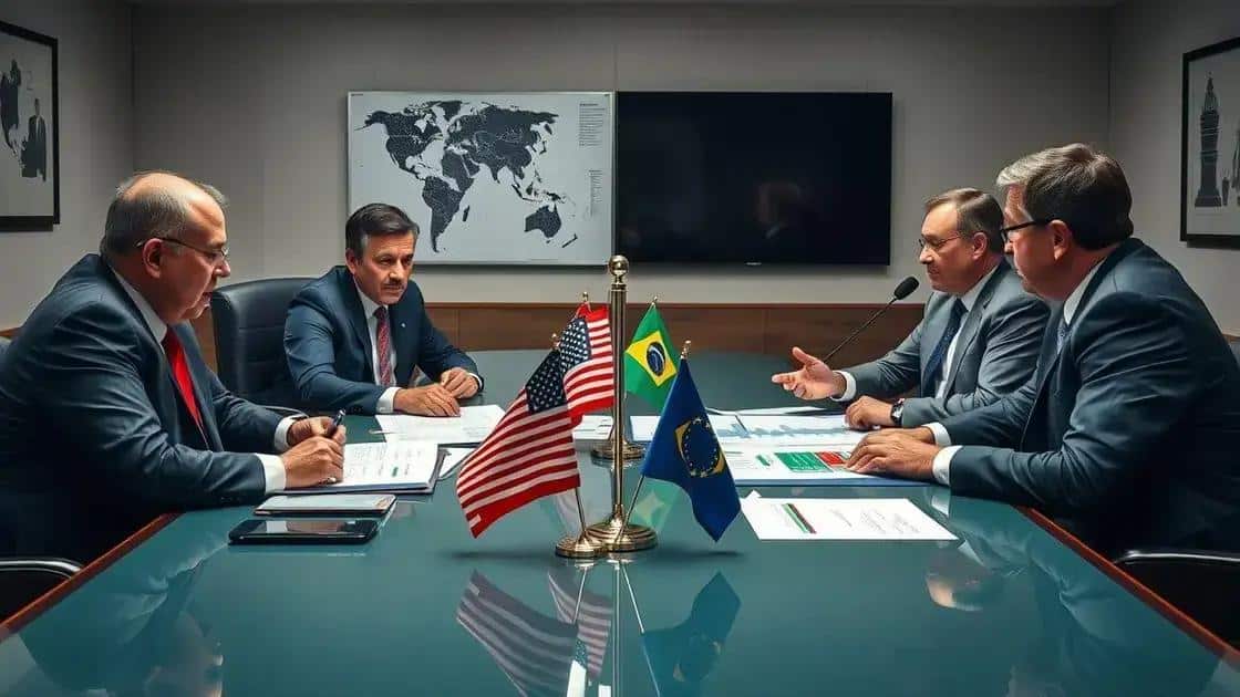 Reação do governo brasileiro ao tarifaço