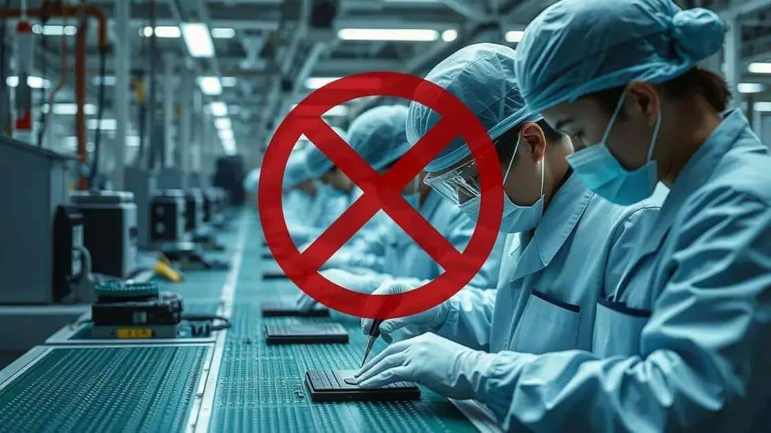 Samsung enfrenta queda no lucro devido a sanções contra a China