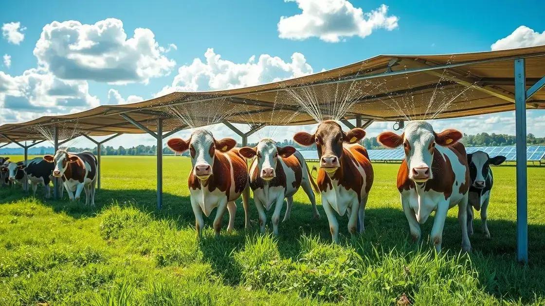 Soluções para mitigar os impactos climáticos na pecuária Soluções para mitigar os impactos climáticos na pecuária