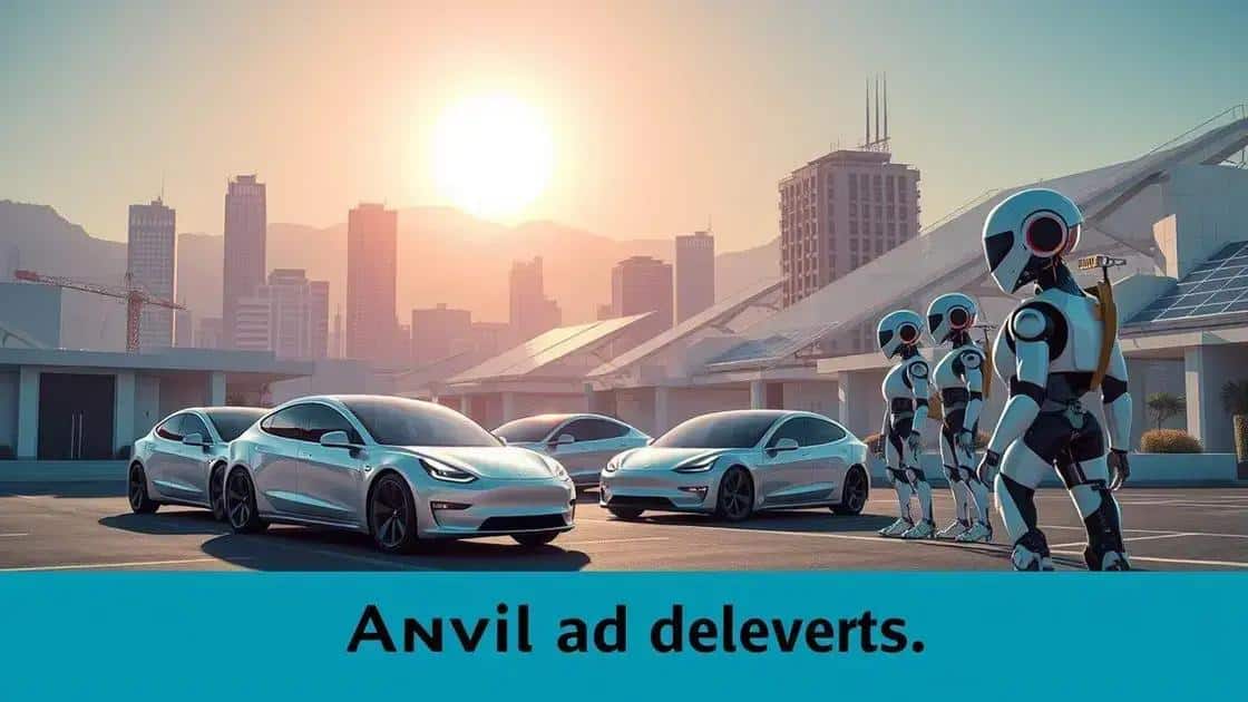 Tesla enfrenta queda nas vendas enquanto Musk aposta em robôs e autonomia