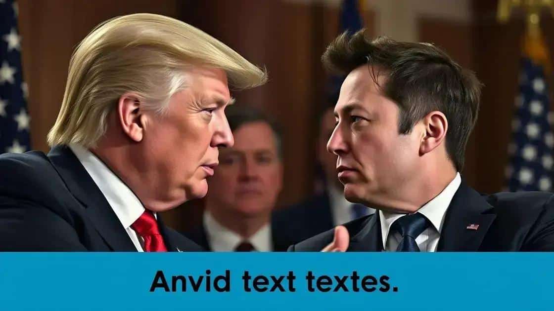 Trump critica Elon Musk e ameaça cortar subsídios às suas empresas