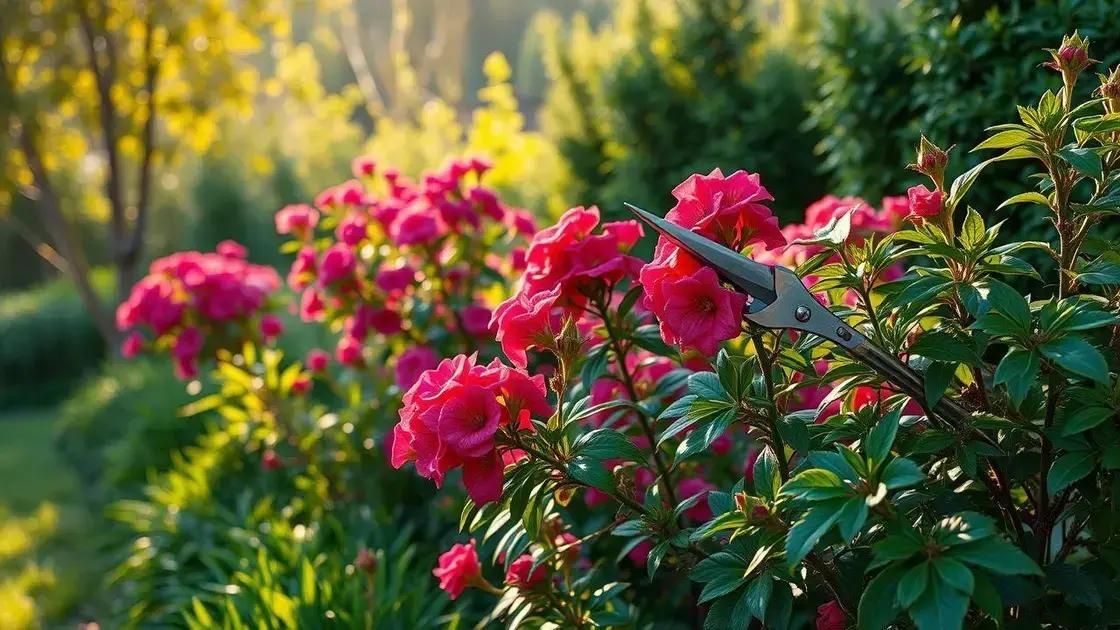 A importância da poda e da formação de plantas