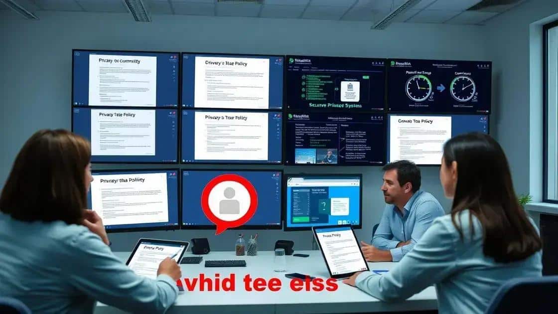 A importância de entender a política de privacidade e dados