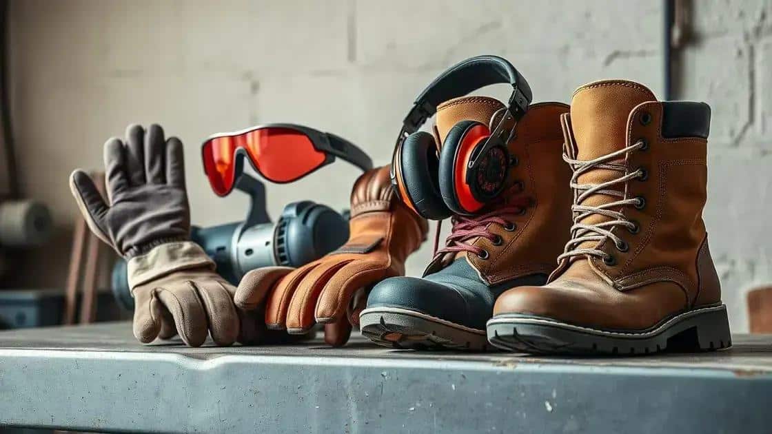 A importância de equipamentos de proteção individual A importância de equipamentos de proteção individual