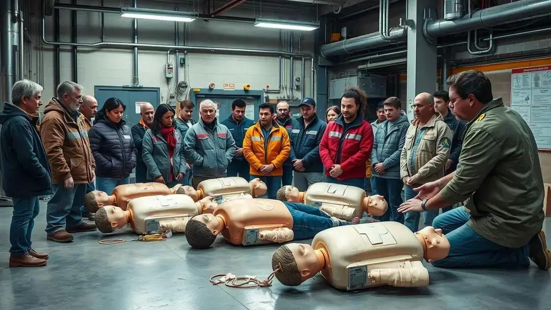 A importância de procedimentos de primeiros socorros