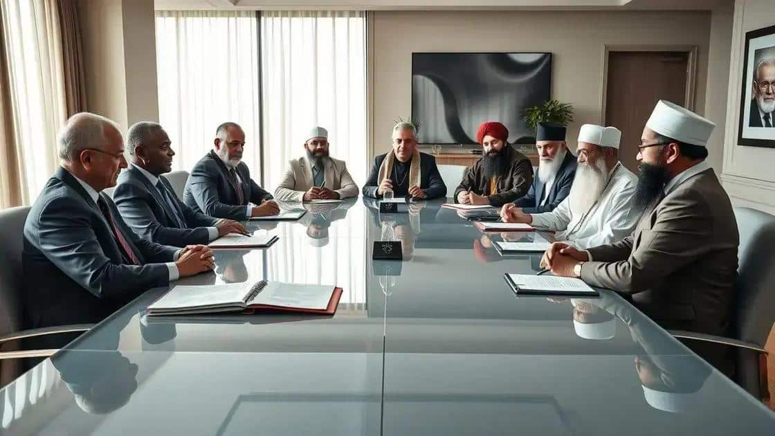 A importância do diálogo entre governo e comunidades de fé A importância do diálogo entre governo e comunidades de fé