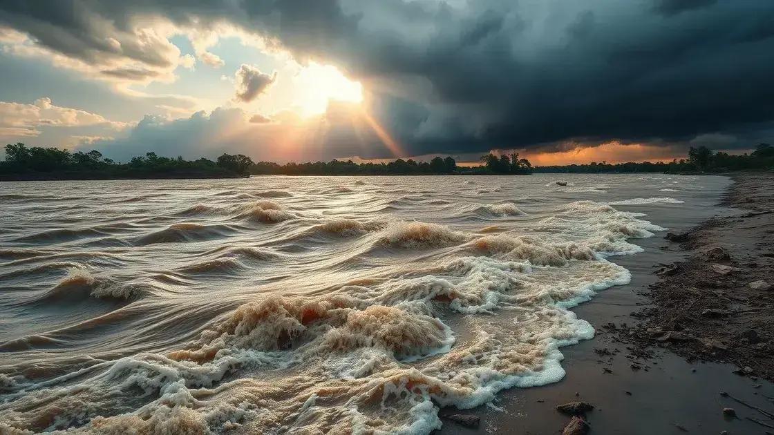 A relação da morte com o clima e condições do rio