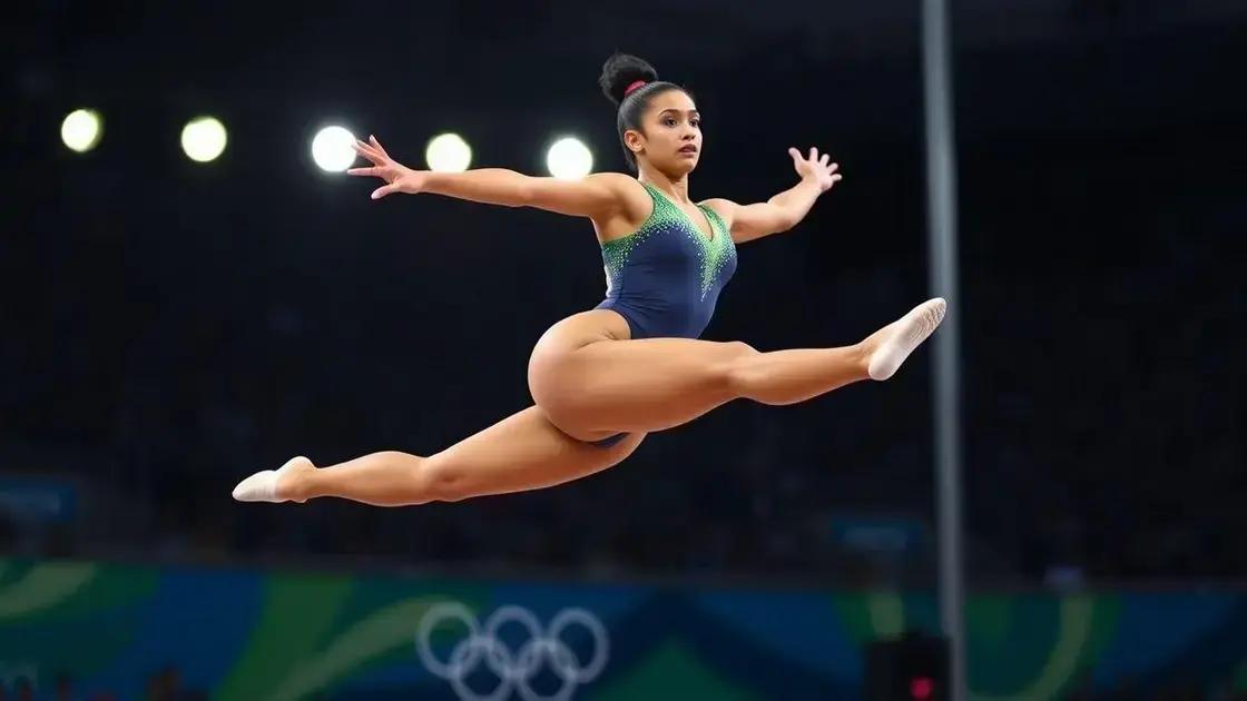 A trajetória de Rebeca até os Jogos de Paris-2024 e sua importância na ginástica mundial. A trajetória de Rebeca até os Jogos de Paris-2024 e sua importância na ginástica mundial.