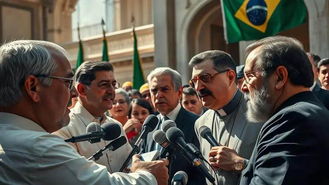 A troca de provocações entre políticos e religiosos na política brasileira A troca de provocações entre políticos e religiosos na política brasileira