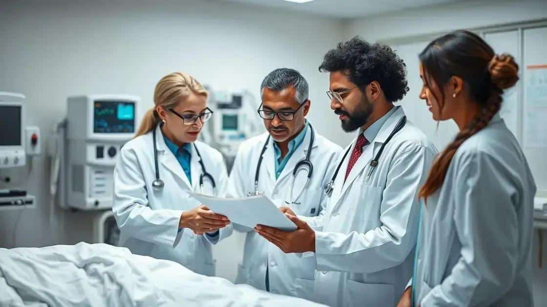 Acompanhamento de especialistas durante a recuperação Acompanhamento de especialistas durante a recuperação