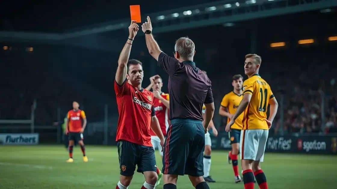 Cartões vermelhos e expulsões no duelo Cartões vermelhos e expulsões no duelo