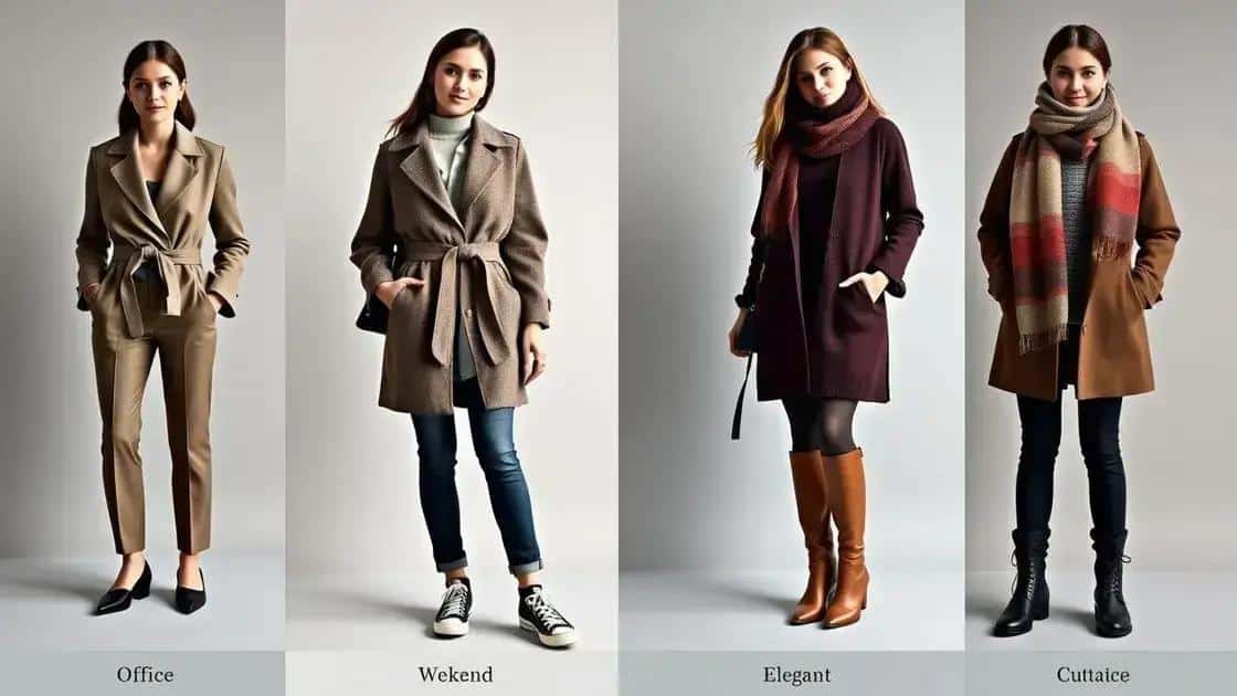 Combinações de looks com o casaco de lã