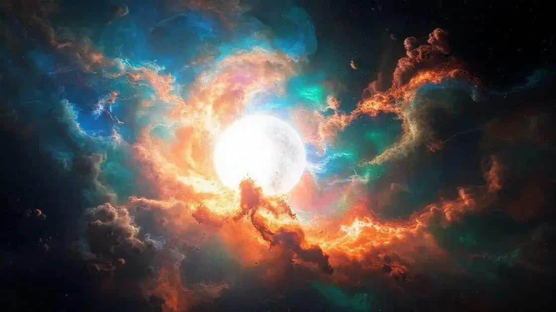 Como a estrela central aquece a nuvem de poeira e gera novos elementos Como a estrela central aquece a nuvem de poeira e gera novos elementos