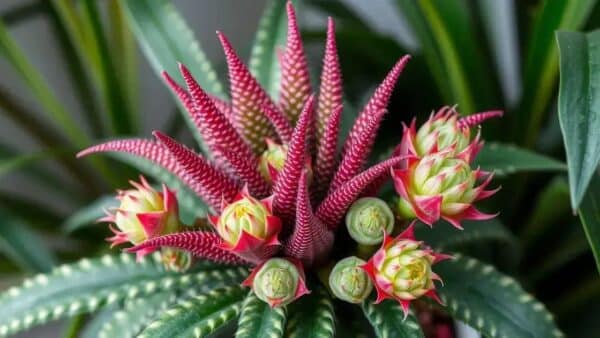 Como cuidar e fazer crescer filhotes de Xerographica, a planta aérea que encanta