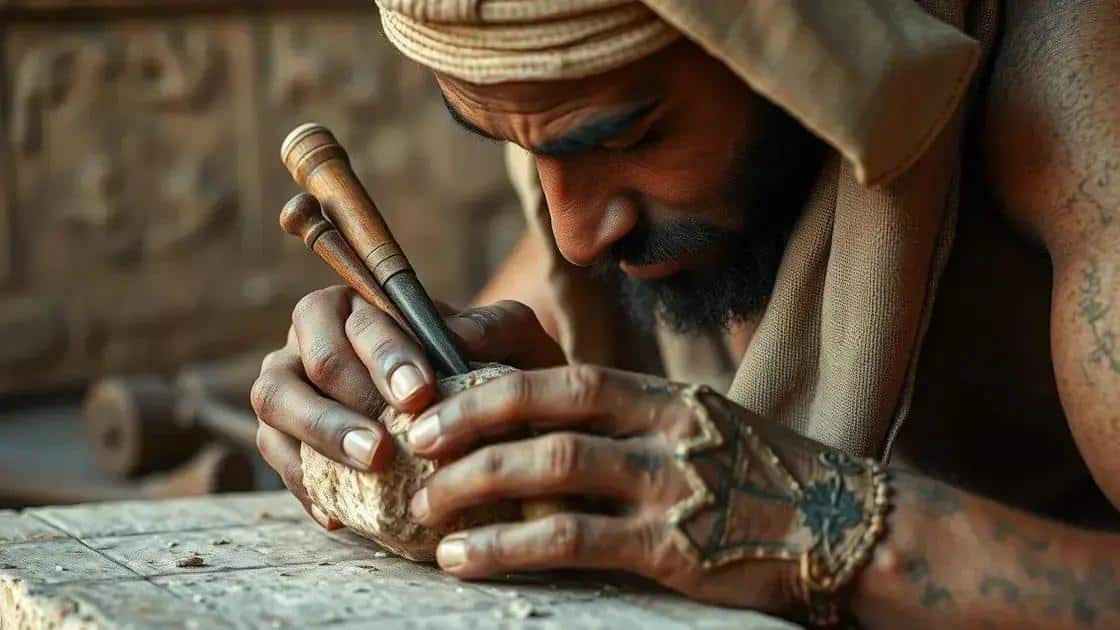 Como o artefato revela a habilidade dos artesãos egípcios Como o artefato revela a habilidade dos artesãos egípcios