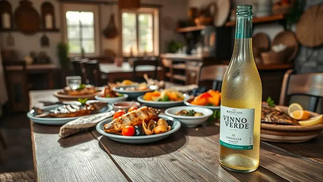 Como o Vinho Verde se encaixa na cultura e gastronomia local Como o Vinho Verde se encaixa na cultura e gastronomia local