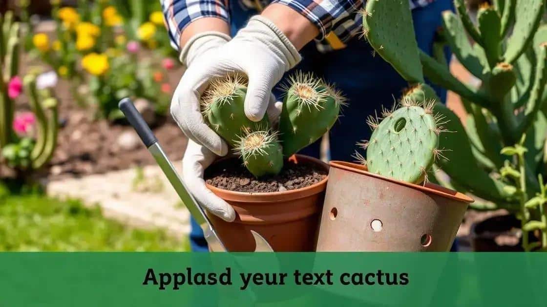 Como Replantar um Cacto Nopal: Dicas Essenciais para Manter a Saúde da Planta