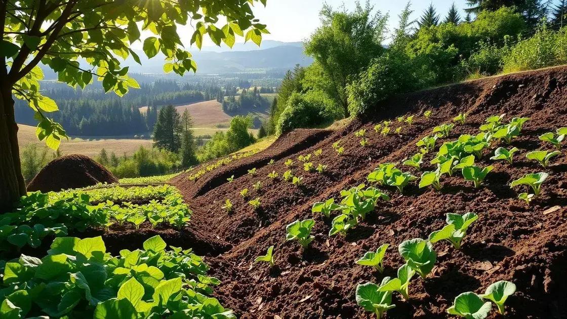 Conservação do solo e melhorias ambientais