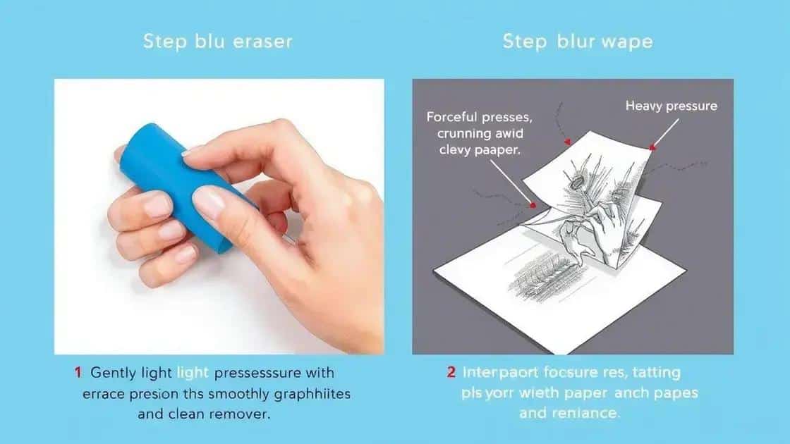 Cuidados na hora de usar a borracha azul Cuidados na hora de usar a borracha azul