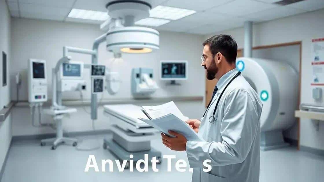 Detalhes dos exames médicos solicitados