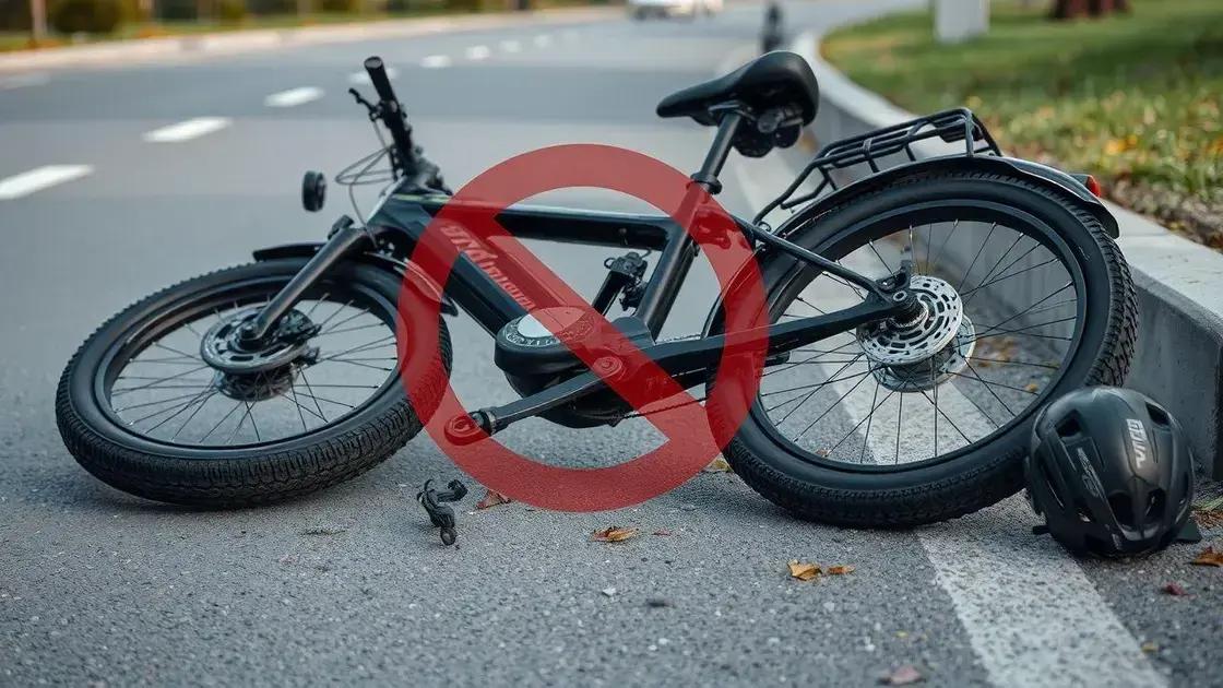 Detalhes sobre a vítima e a bicicleta elétrica