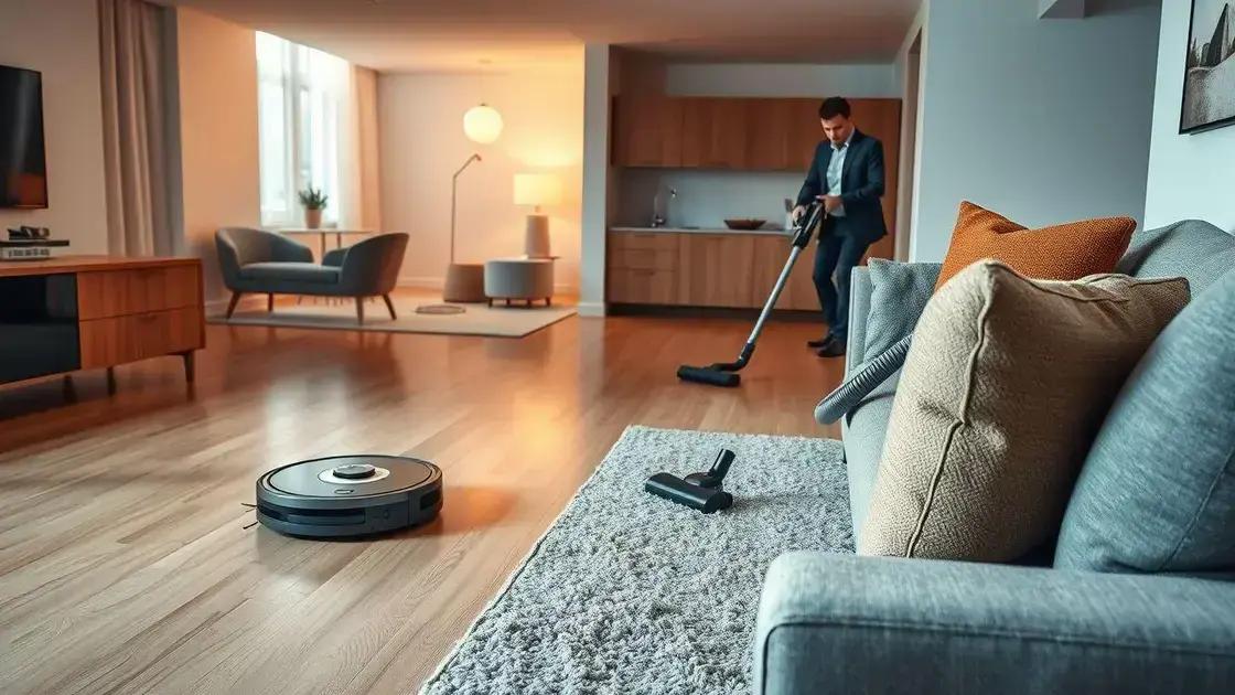 Dicas de limpeza com diferentes tipos de aspiradores