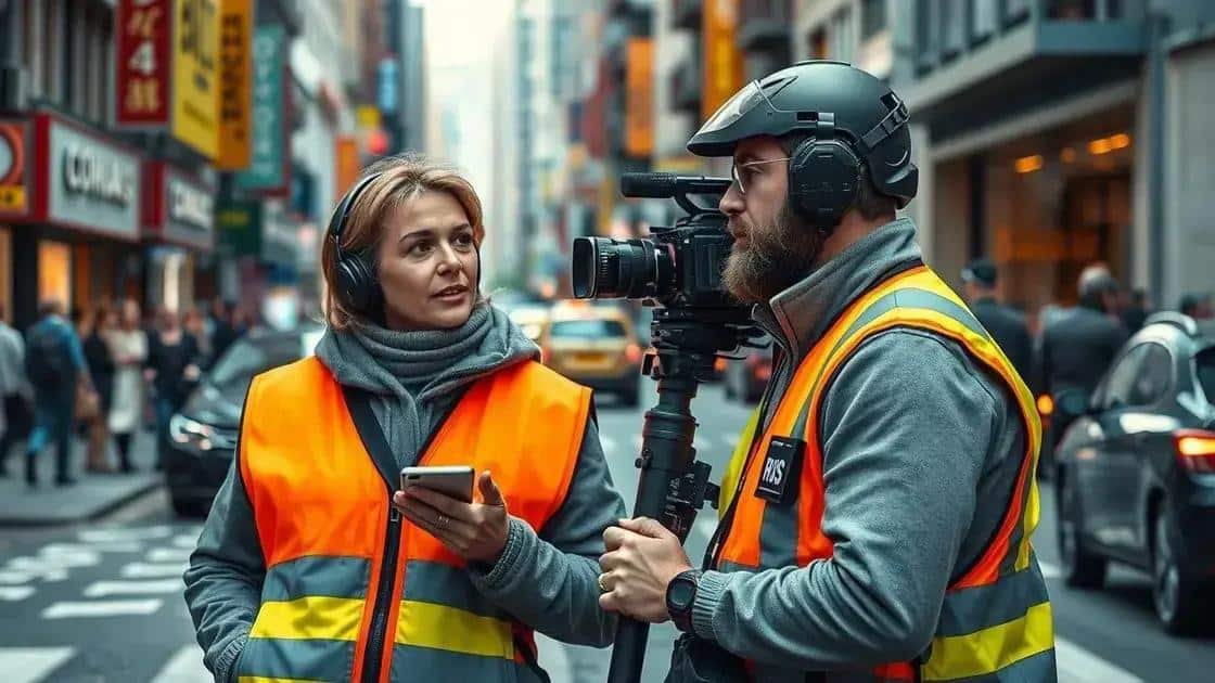 Dicas de segurança para jornalistas em campo