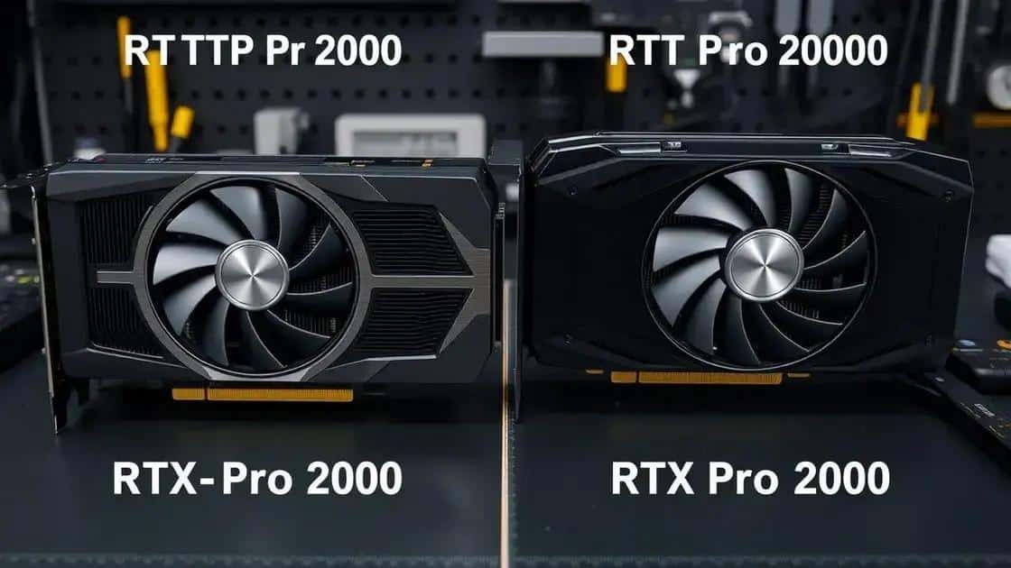 Diferenças entre RTX Pro 4000 SFF e RTX Pro 2000