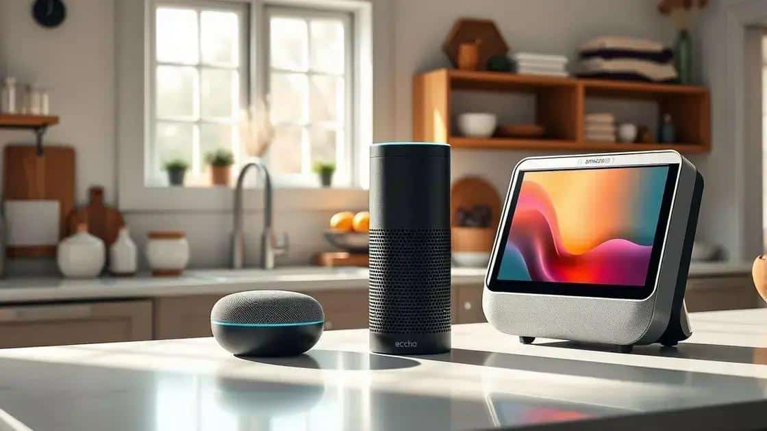 Diferencias entre Echo, Echo Dot e Echo Show
