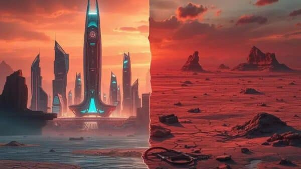 Encruzilhada do Futuro: Distopia ou Potencial Humano na Era Tecnológica