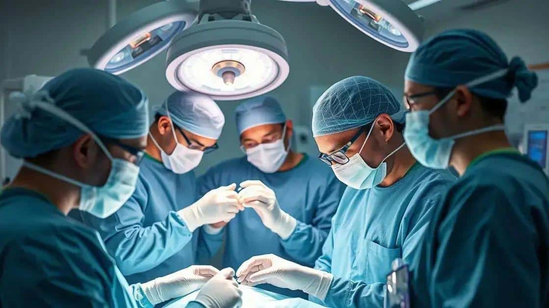 Equipe médica responsável pelos transplantes Equipe médica responsável pelos transplantes