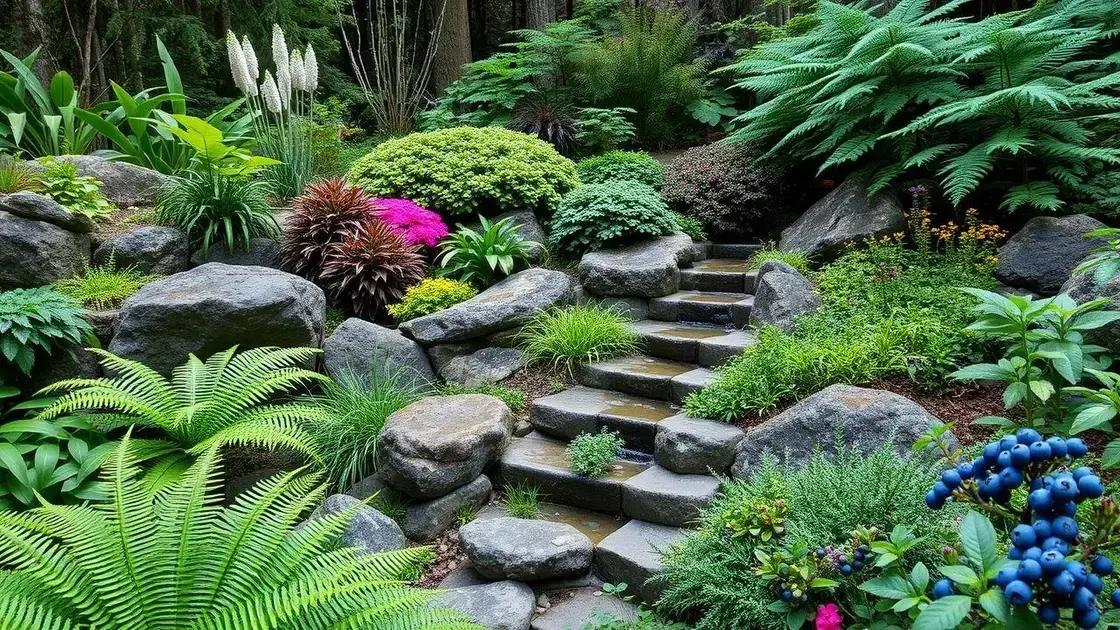 Estilos de paisagismo colhidos na região do Pacífico Norte