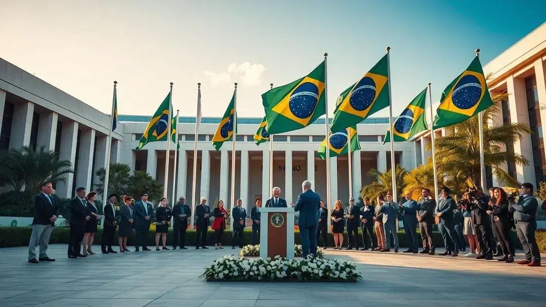 Etapas do lançamento oficial em Brasília Etapas do lançamento oficial em Brasília