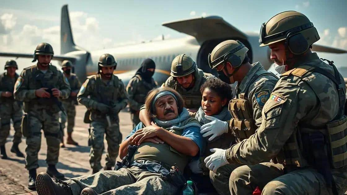 Forças armadas na operação de repatriamento Forças armadas na operação de repatriamento