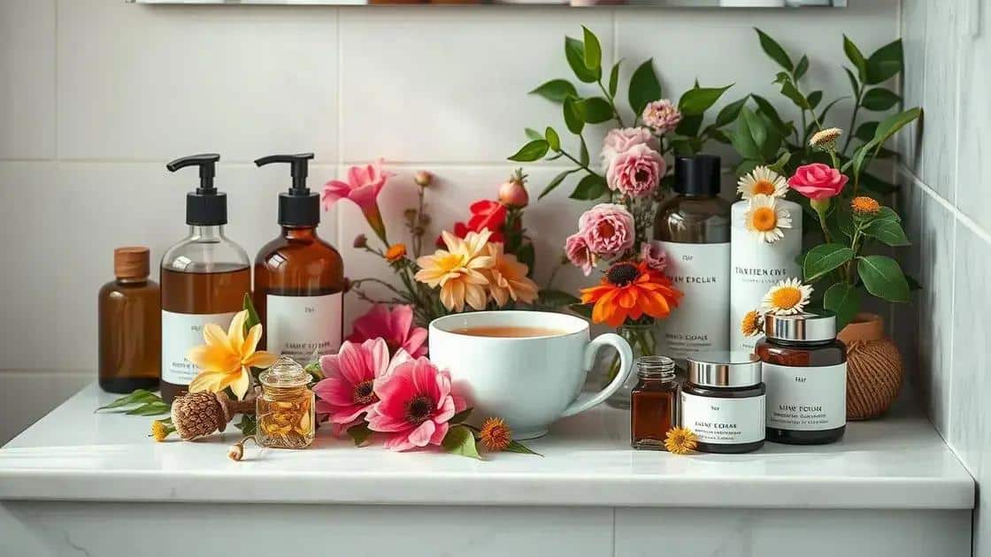 Incorporação de plantas aromáticas na rotina de cuidados pessoais