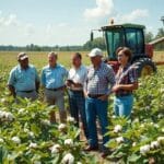 Indústrias de algodão de países como China e Índia visitam fazendas na Bahia para fortalecer exportação sustentável