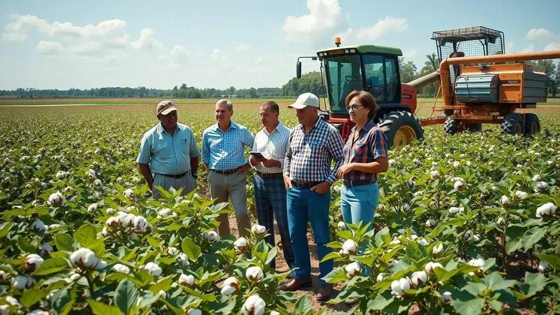 Indústrias de algodão de países como China e Índia visitam fazendas na Bahia para fortalecer exportação sustentável