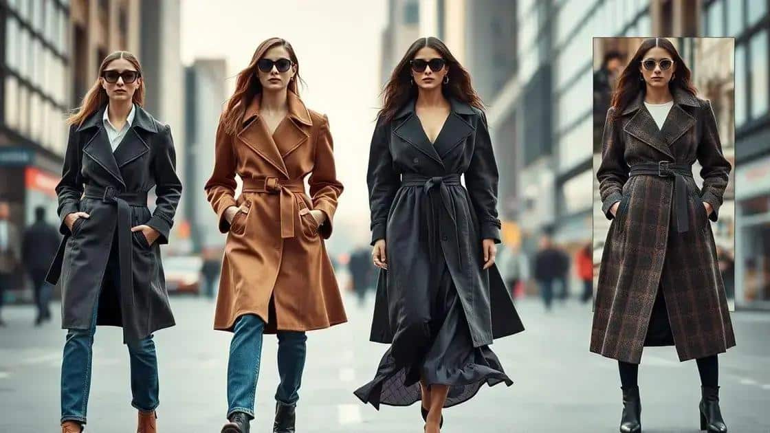 Influencers e celebridades adotando o estilo do casaco de cinto Influencers e celebridades adotando o estilo do casaco de cinto